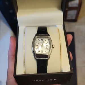 Anne Klein Watch W/ Leather Strap